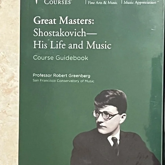 The Great Courses Great Masters Dvd and Book His Life & Music Set of 6 New - Picture 9 of 9